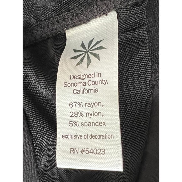 Athleta Women's Ponte Moto Twill Pants Black Zipper Pockets Rayon Nylon Size 2 - Picture 4 of 10